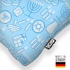 VOID Hanukkah Dreidel Pattern Cushion Cover Sofa Cushion Decorative Outdoor