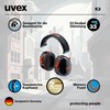 Uvex K-Series Safety Earmuffs - Hearing Protection Ear Defenders -