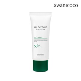 Swanicoco (현대Hmall)스와니코코 올 데이 케어 시카 앤 센텔라 선크림 50ml SPF50 PA++++(무기자차 진정 선크림 (Hyundai Hmall) Swanicoco All Day Care Cica & Centella Sunscreen 50ml SPF50 PA++++ (Mineral Soothing Sunscreen)