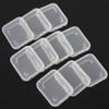 GOOTRADES Transparent Standard SD SDHC Memory Card Case Holder Box