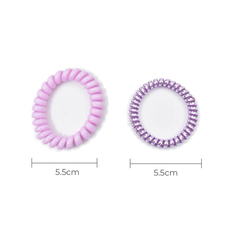 SAFIRIT Ligas para Cabello en Forma de Espiral, Set de