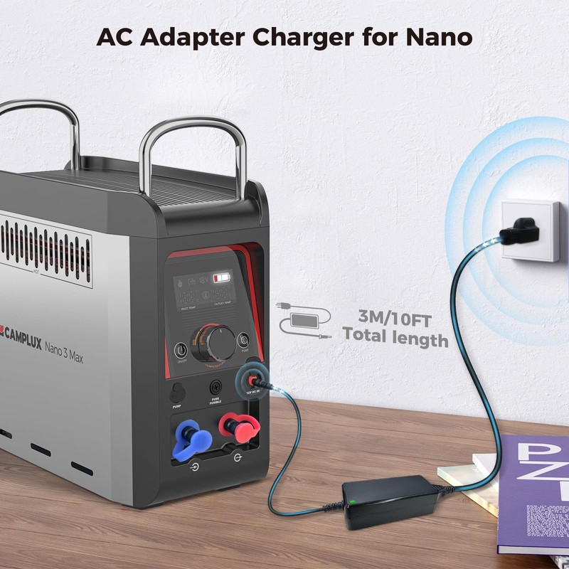 CAMPLUX DC 12V 5A Power Supply Adapter Converter Transformer AC