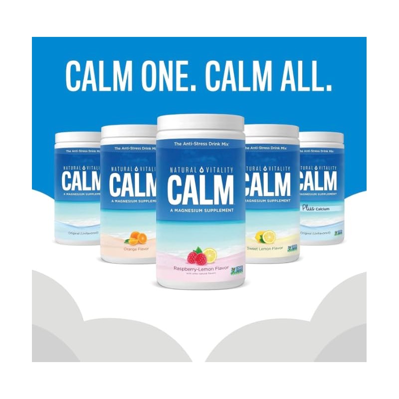 Magnesium Powder Calm, Watermelon, Gluten Free, 226 g