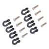 8pcs Metal Front Rear Bumper Trailer Hook for 1/24 RC