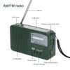 Plastic Outdoor Emergency Light Radio Hand Crank Generate Electricity Multifunction