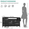 YITAHOME TV Stand with Charging Station, Dresser TV Stand for