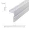 Bifold Door Hardware Set, with 36” Track, Aluminum Sliding Cabinet