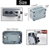 Outdoor Junction Box, Nineleaf IP66 3 Set Weatherproof Electrical Boxes
