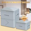 MOLENCO Ultra Space Saving Self-Compressing Organiser, Compressing Bag, Self-Compressing Organiser