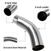 ELSHINE 4 Inch Diesel Exhaust Elbow Tip,Exhaust Pipe Elbow 4.00