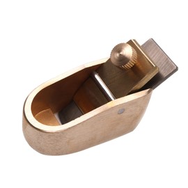 Curved Sole Brass Plane Cutter with Steel Blades for Violin Viola Cello Wooden Instrument Making
