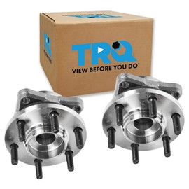TRQ 2 Piece Front Wheel Bearing & Hub Assembly Set Compatible with 1990-1996 Dodge Dakota 1992-2017 Viper 2013-2014 SRT