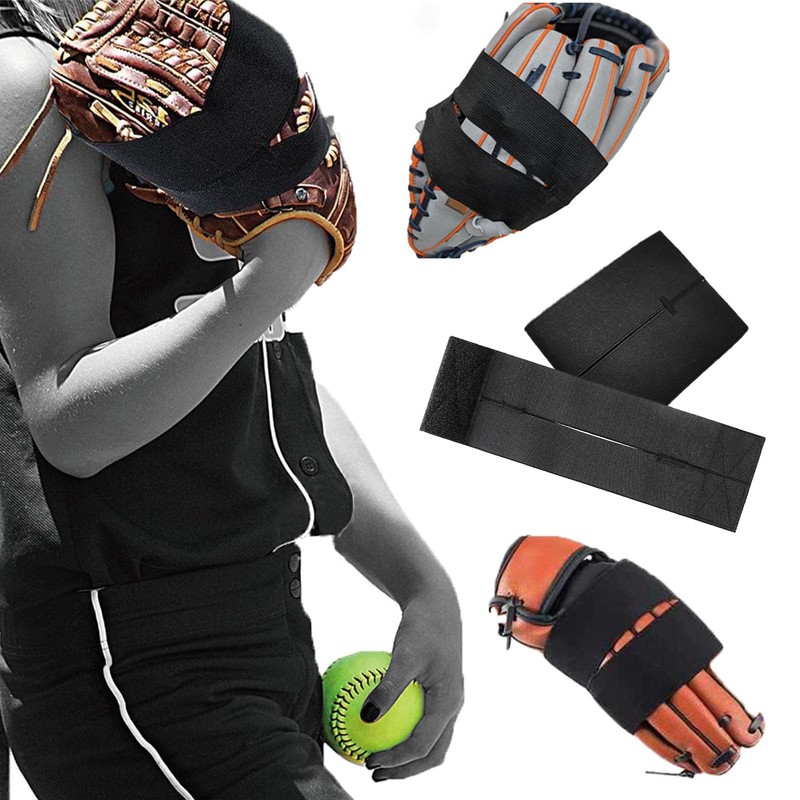 LOYELEY Baseball Grab Retention Belt, 2 Pcs, Glove Fastening Strap,