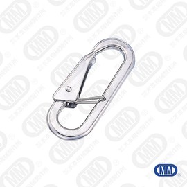 水本 Stainless Steel Snap Hooks C Shape Length 82 mm C6
