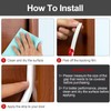 [New Upgrade] 19.7Ft Silicone Door Weather Stripping Door Seal Strip