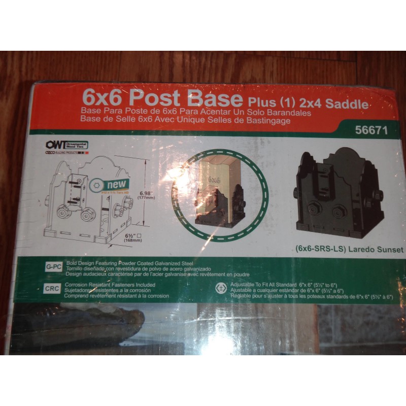 Ozco 56671 Laredo Sunset 6 in. x 6 in. Elevated