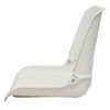 Wise Boat Fold-Down Seat 8WD136LS-710 | White High Back Clam