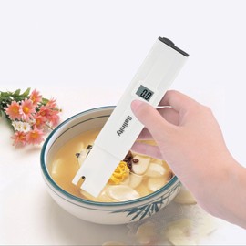 Digital Salt Tester, Accurate Salinity Meter for Kitchen Food, Brine and Aquaculture, Measuring Range, Automatic Temperature Compensation, Large Working Area