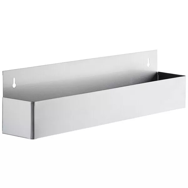 LANC-Steelton 4 1/8"W x 24"L Stainless Steel Single Tier Speed