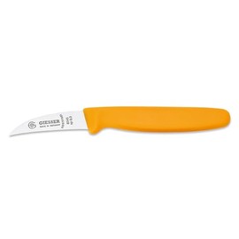 Giesser seit 1776 - Made in Germany - Tourniermesser orange, Klinge 6 cm, rutschfest, scharfes Schälmesser spülmaschinenfest, rostfrei