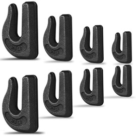 HANDRERLEE 8 Pack 3/8 Inch G70 Weld On Grab Chain Hooks