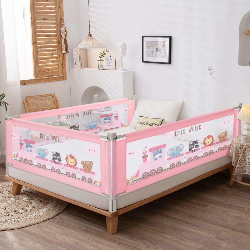 Fitnate 63" Safety Bed Rail for Baby Newborn Security Mesh