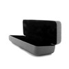 meigan Compact Square Glasses Case, Good Aluminum, Hard, Spring Type,