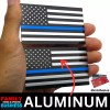 Riley Express 2x ALUMINUM Thin Blue Line Decal Sticker Car,
