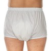 Suprima 1-311-001 Unisex Incontinence PVC Briefs Size 42 White