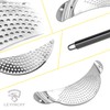 LEVINCHY Pot Strainer Set 2 Pieces Stainless Steel Strainers Set,
