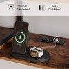 NinPeen Floating TV Stand with Power Outlets,Wall-Mounted Entertainment Console with