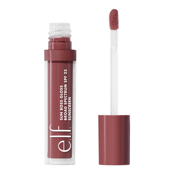 e.l.f. e.l.f. Sun Boss Gloss SPF 25, Pigmented Lip Gloss