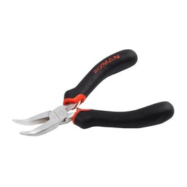 Fixman Chrome Vanadium Steel Bent Nose Plier, 4.5-Inch
