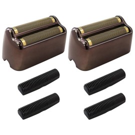 Gxcdizx Latest Version 2 Pcs Replacement Foil and Cutters for Ba-Byliss PRO Double Foil Shaver, Replacement Foil for Ba-Byliss PRO FXFS2 Shaver, (Black)