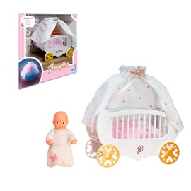 los Barriguitas 700017219 Barriguitas Cradle Luxury Dolls, Colourful, Talla única