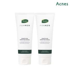 Acnes For Men Perfect Foam Cleanser 150ml x2 / 아크네스 포맨 퍼펙트 폼 클렌저 150ml x2개