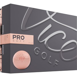 VICE Golf Pro Soft Hue Peach Parfait Golf Balls