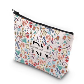 RN Nurse Life Gift Nursing Student Gift Registered Nurse Makeup Bag Gift for Nurse (Registered Nurse CA)