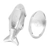 Fish Shaped Grilling Pan Uniform Heating Aluminum Alloy Fish Serving