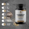 Naima Suplemento Hongos Adaptógenos Cápsulas Reishi Cordyceps Shiitake Gluten