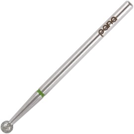 PANA 3/32" Diamond Carbide Ball Bit- Style 04, Coarse Grit - Professional Cuticle Nail Drill Bits for Acrylic Gel Nails Dry Manicure Pedicure Shape Remove Tools