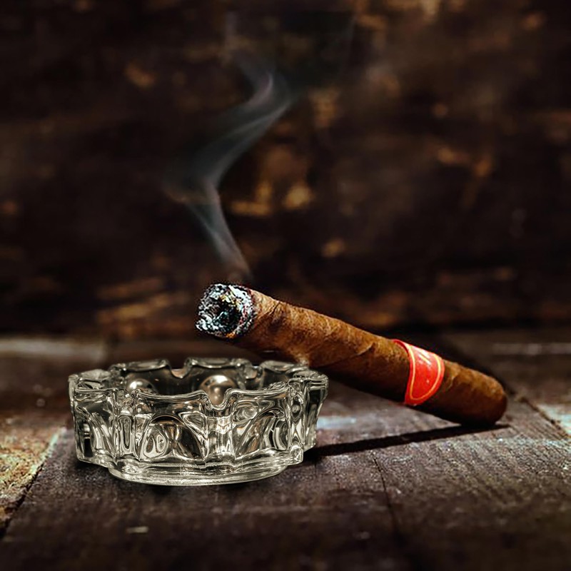glass ashtray premium ash tray ideal ashtrays for smokers cigar