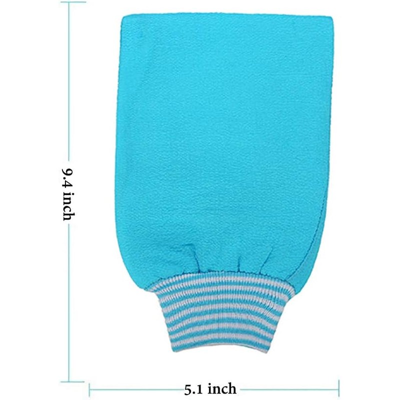 Guantes Exfoliantes para Baño de Doble Cara (Paquete de 2)