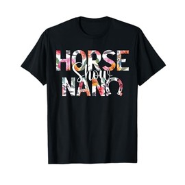 Horse Show Nana Grandma Equestrian Nana T-Shirt