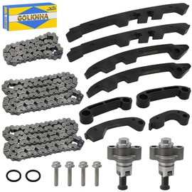 GOLKNHA Timing Chain Guides & Tensioner Compatible with Brute Force 650 750 KRT750 KRT800 KRF750 KRF800 Teryx Teryx4 750 800 2005-2024 Arctic Cat 650 4x4 V2 2004-2006