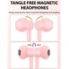 iMangoo for Apple Lightning Headphones MFi-Certified Wired Earbuds Pink
