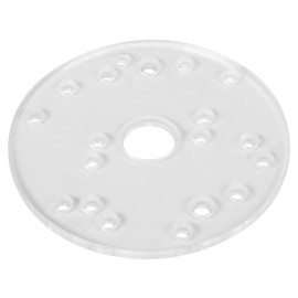 Router Base Plate, Acrylic Base Plate, Universal Router Base with Centering Pin Screws for Trim Routers Woodworking Auxiliary Tool, Compact Router Plate with Screws