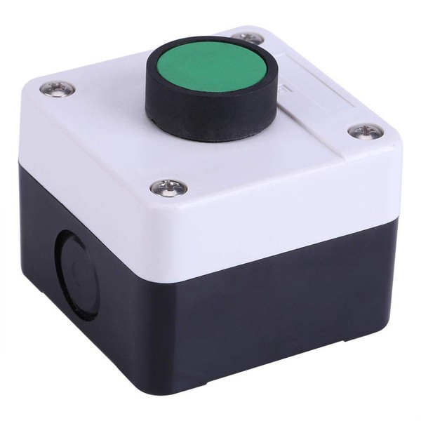 Push Button Station,Weatherproof Green Push Button Switch One Button Control