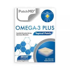 PatchMD 90 Day Supply Original PatchMD Omega-3 Plus Patch 90 Patches New Sealed