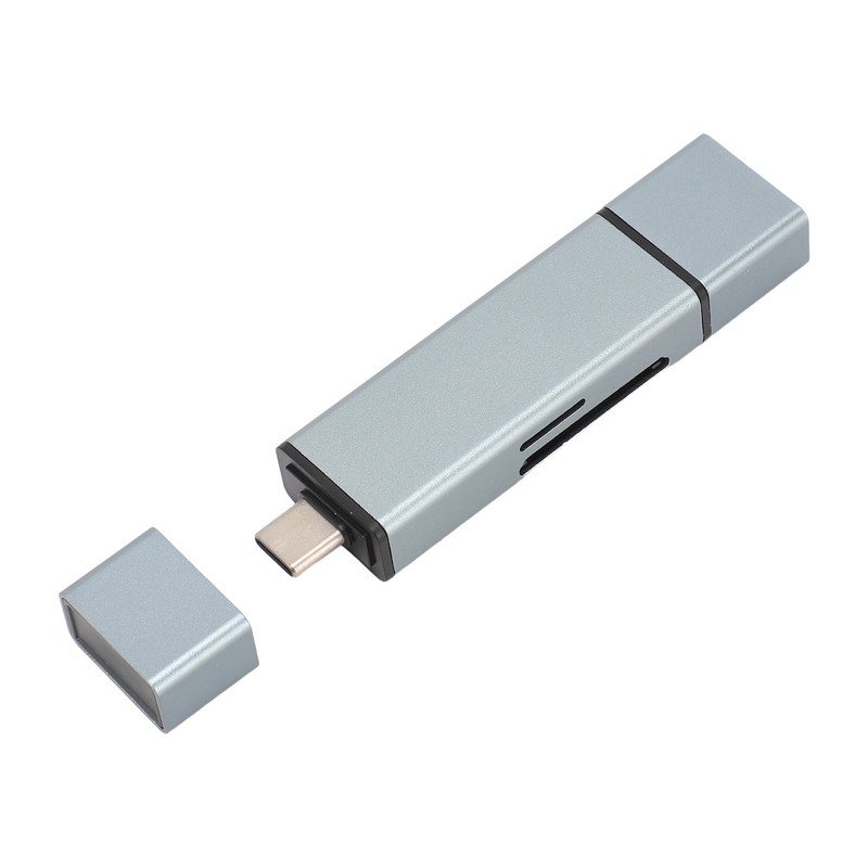 USB 3.0 Card Reader Plug and Play Dual Connector Memory
